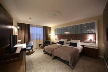 Фото номера Двухместный номер с 1 кроватью Отель Casino&amp;Hotel efbet Trakya г. Свиленград 11