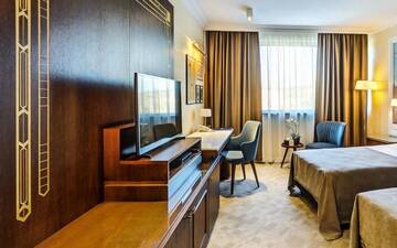 Фото номера Двухместный номер с 1 кроватью Отель Casino&amp;Hotel efbet Trakya г. Свиленград 22