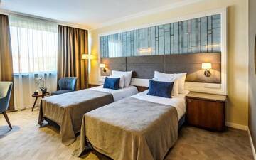 Фото номера Двухместный номер с 1 кроватью Отель Casino&amp;Hotel efbet Trakya г. Свиленград 5